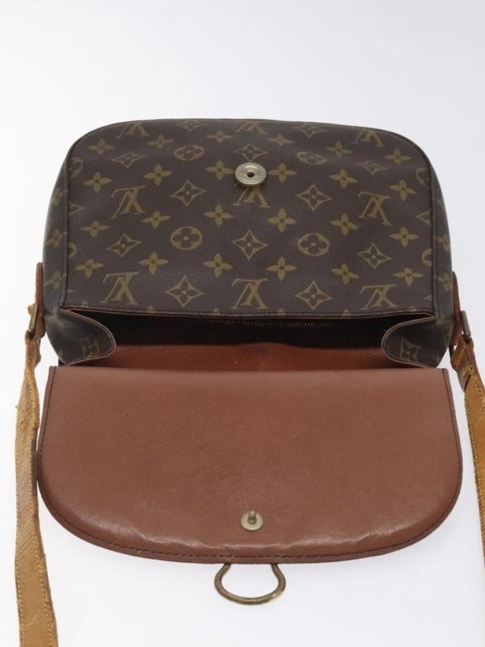 LOUIS VUITTON Monogram Monogram Saint Cloud GM Shoulder Bag M51242 Auth 122628 - Picture 12 of 16